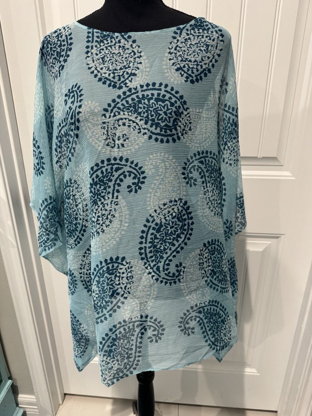 New Beautiful Laura Janelle Poncho Kimono Top Beach Boho Women’s One Size